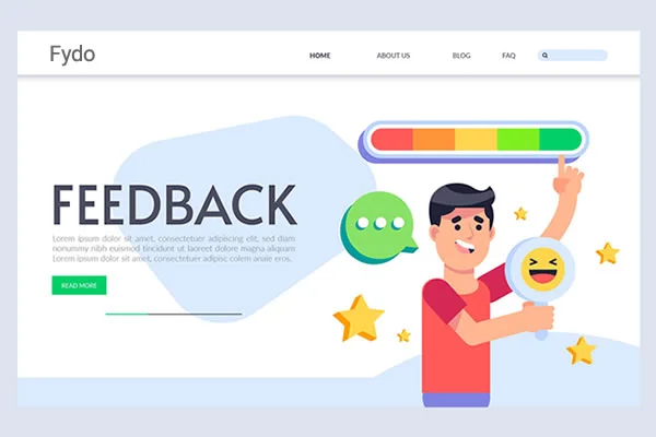 Fydo get feedback on your website.